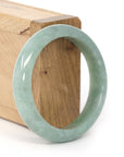 Baikalla Jewelry Jadeite Jade Bangle Bracelet Baikalla "Classic Bangle" Deep Green Natural Burmese Jadeite Jade Bangle ( 55.08 mm )