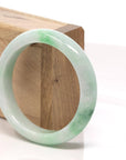 Baikalla Jewelry Jadeite Jade Bangle Bracelet Baikalla™ "Classic Bangle" Genuine Burmese Green Jadeite Jade Bangle Bracelet ( 58.15 mm)