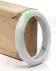 Baikalla Jewelry Jadeite Jade Bangle Bracelet Baikalla™ "Classic Bangle" Genuine Burmese Green Jadeite Jade Bangle Bracelet (58.28 mm)