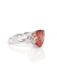 Baikalla Jewelry Gold Sapphire Ring 14k White Gold Oregon Sunstone Ring