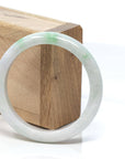 Baikalla Jewelry Jadeite Jade Bangle Bracelet Baikalla™ "Classic Bangle" Genuine Burmese Green Jadeite Jade Bangle Bracelet (57.2 mm)