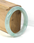 Baikalla Jewelry Jadeite Jade Bangle Bracelet Genuine Burmese Green Jadeite Jade Bangle Bracelet (56.80 mm)