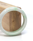 Baikalla Jewelry Jadeite Jade Bangle Bracelet Baikalla™ "Classic Bangle" Genuine Burmese Green Jadeite Jade Bangle Bracelet (58.6 mm)