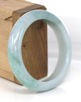 Baikalla Jewelry Jade Bangle Genuine Burmese Green Jadeite Jade Bangle Bracelet (54.26 mm)