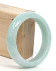 Baikalla Jewelry Jadeite Jade Bangle Bracelet Genuine Burmese Green Jadeite Jade Bangle Bracelet (59.2 mm)
