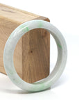 Baikalla Jewelry Jadeite Jade Bangle Bracelet Baikalla™ "Classic Bangle" Genuine Burmese Green Jadeite Jade Bangle Bracelet (58.68 mm)