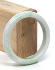Baikalla Jewelry Jadeite Jade Bangle Bracelet Baikalla™ "Classic Bangle" Genuine Burmese Green Jadeite Jade Bangle Bracelet (58.68 mm)