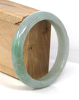 Baikalla Jewelry Jade Bangle Genuine Burmese Green Jadeite Jade Bangle Bracelet (60.51 mm)