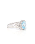 Baikalla Jewelry Gemstone Ring Baikalla™ Sterling Silver Sky Blue Topaz Ring