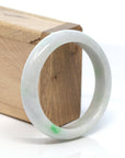 Baikalla Jewelry Jadeite Jade Bangle Bracelet Baikalla™ "Classic Bangle" Genuine Burmese Green Jadeite Jade Bangle Bracelet (57.12 mm)