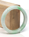 Baikalla Jewelry Jadeite Jade Bangle Bracelet Baikalla™ "Classic Bangle" Genuine Burmese Green Jadeite Jade Bangle Bracelet ( 58.15 mm)