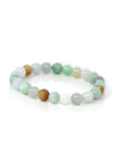 Baikalla Jewelry jade beads bracelet Genuine Jadeite Jade Round Multiple Colors Beads Bracelet (8.5 mm)