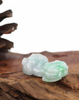 Baikalla Jewelry genuine jadeite carving Genuine Burmese Green Jadeite Jade PiXiu Pendant Necklace