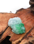 Baikalla Jewelry genuine jadeite carving Baikalla™ High-End Pi Xiu Genuine Burmese Apple Green Jadeite Jade PiXiu Pendant Necklace (FengShui Lucky)