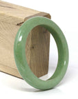 Baikalla Jewelry Jadeite Jade Bangle Bracelet Baikalla™ "Classic Bangle" Genuine Burmese High End Deep Green Jadeite Jade Bangle Bracelet (56.43mm)