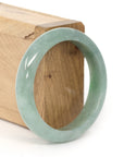 Baikalla Jewelry Jadeite Jade Bangle Bracelet Baikalla "Classic Bangle" Deep Green Natural Burmese Jadeite Jade Bangle ( 55.08 mm )