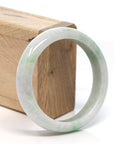 Baikalla Jewelry Jadeite Jade Bangle Bracelet Baikalla™ "Classic Bangle" Genuine Burmese Green Jadeite Jade Bangle Bracelet (58.4 mm)