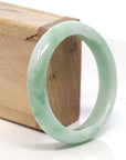 Baikalla Jewelry Jadeite Jade Bangle Bracelet Baikalla™ "Classic Bangle" Genuine Burmese Green Jadeite Jade Bangle Bracelet ( 58.4 mm)