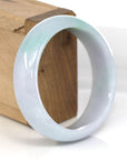 Baikalla Jewelry Jadeite Jade Bangle Bracelet High-quality Lavender-Green Natural Burmese Jadeite Jade Bangle (57.30 mm)