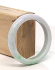 Baikalla Jewelry Jadeite Jade Bangle Bracelet Baikalla™ "Classic Bangle" Genuine Burmese Green Jadeite Jade Bangle Bracelet (58.28 mm)
