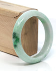 Baikalla Jewelry Jadeite Jade Bangle Bracelet Baikalla™ "Classic Bangle" Genuine Burmese Green Jadeite Jade Bangle Bracelet (58.2 mm)