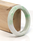 Baikalla Jewelry Jadeite Jade Bangle Bracelet Baikalla™ "Classic Bangle" Genuine Burmese Green Jadeite Jade Bangle Bracelet (58.5 mm)