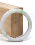 Baikalla Jewelry Jadeite Jade Bangle Bracelet Baikalla™ "Classic Bangle" Genuine Burmese Green Jadeite Jade Bangle Bracelet (58.28 mm)