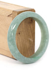 Baikalla Jewelry Jadeite Jade Bangle Bracelet Baikalla "Classic Bangle" Deep Green Natural Burmese Jadeite Jade Bangle ( 55.08 mm )