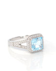 Baikalla Jewelry Gemstone Ring 6 Baikalla™ Sterling Silver Sky Blue Topaz Ring