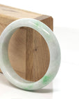 Baikalla Jewelry Jadeite Jade Bangle Bracelet Baikalla™ "Classic Bangle" Genuine Burmese Green Jadeite Jade Bangle Bracelet (58.4 mm)