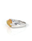 Baikalla Jewelry Gold Opal Ring "Charlotte" 18K Gold Ethiopian Opal Men's Ring