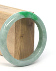 Baikalla Jewelry Jadeite Jade Bangle Bracelet Genuine Burmese Forest Green Jadeite Jade Bangle Bracelet (60.57 mm)