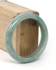 Baikalla Jewelry Jadeite Jade Bangle Bracelet Genuine Burmese Green Jadeite Jade Bangle Bracelet (56.9 mm)