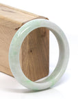 Baikalla Jewelry Jadeite Jade Bangle Bracelet Baikalla™ "Classic Bangle" Genuine Burmese Green Jadeite Jade Bangle Bracelet (58.6 mm)