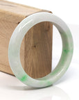 Baikalla Jewelry Jadeite Jade Bangle Bracelet Baikalla™ "Classic Bangle" Genuine Burmese Green Jadeite Jade Bangle Bracelet (58.5 mm)