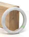 Baikalla Jewelry Jadeite Jade Bangle Bracelet Baikalla™ "Classic Bangle" Genuine Burmese Green Jadeite Jade Bangle Bracelet (58.32 mm)