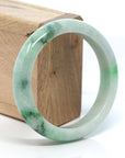 Baikalla Jewelry Jadeite Jade Bangle Bracelet Baikalla™ "Classic Bangle" Genuine Burmese Green Jadeite Jade Bangle Bracelet (58.2 mm)