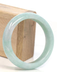 Baikalla Jewelry Jadeite Jade Bangle Bracelet Genuine Burmese Green Jadeite Jade Bangle Bracelet (59.2 mm)