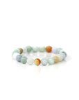 Baikalla Jewelry jade beads bracelet Genuine Jadeite Jade Round Multiple Colors Beads Bracelet ( 8 mm )