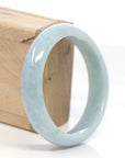 Baikalla Jewelry Jadeite Jade Bangle Bracelet Genuine Burmese Blue-green Jadeite Jade Bangle Bracelet (60 mm)