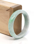 Baikalla Jewelry Jadeite Jade Bangle Bracelet Baikalla™ "Classic Bangle" Genuine Burmese Green Jadeite Jade Bangle Bracelet (54.91 mm)