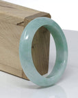 Baikalla Jewelry Jadeite Jade Bangle Bracelet Genuine Burmese High-End Green Jadeite Jade Bangle Bracelet (54.3mm)