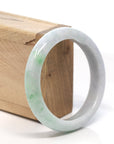 Baikalla Jewelry Jadeite Jade Bangle Bracelet Baikalla™ "Classic Bangle" Genuine Burmese Green Jadeite Jade Bangle Bracelet (58.28 mm)