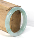 Baikalla Jewelry Jadeite Jade Bangle Bracelet Genuine Burmese Green Jadeite Jade Bangle Bracelet (56.80 mm)