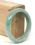 Baikalla Jewelry Jadeite Jade Bangle Bracelet Genuine Burmese Forest Green Jadeite Jade Bangle Bracelet (55.93 mm)