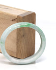 Baikalla Jewelry Jadeite Jade Bangle Bracelet Baikalla™ "Classic Bangle" Genuine Burmese Green Jadeite Jade Bangle Bracelet (54.91 mm)