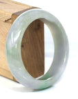 Baikalla Jewelry Jadeite Jade Bangle Bracelet High-quality Lavender-Green Natural Burmese Jadeite Jade Bangle (57.08 mm )