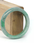 Baikalla Jewelry Jadeite Jade Bangle Bracelet Genuine Burmese Forest Green Jadeite Jade Bangle Bracelet (58.23 mm)