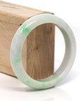 Baikalla Jewelry Jadeite Jade Bangle Bracelet Baikalla™ "Classic Bangle" Genuine Burmese Green Jadeite Jade Bangle Bracelet (58.5 mm)