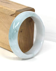 Baikalla Jewelry Jade Bangle Genuine Burmese Green Jadeite Jade Bangle Bracelet (54.74 mm)